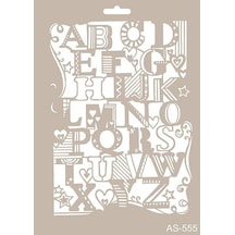 As555 - A4 Stencil