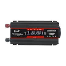 Sones 2000w Lcd Akıllı Ev Araba İnvertörü 12v - 220v Güç Dönüştürücü