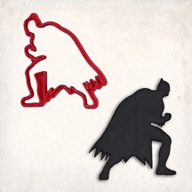 Batman Gövde Kurabiye Kalıbı Şekillendirici Kopat KIrmızı
