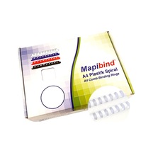 Mapibind 32mm Plastik Spiral Beyaz 50 Ad