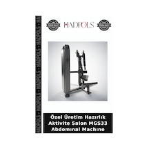 Özel Üretim Hazırlık Aktivite Salon Mgs33 Abdomınal Machıne