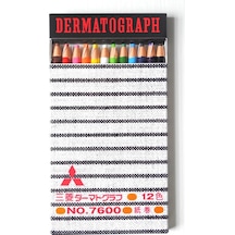 Uni Dermatograph Oil Based Pencil 12Li Set