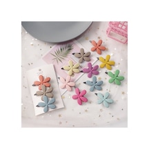 So-much Silikon Çiçek Klips Toka Seti 3'lü Pastel Renkli Olup Asortiler Karışık Renklidir.renkler Re Renkli - 145864985 Renkli - 145864985 Renkli