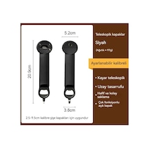 Çok Karakteristik Manyetik Şişe Açacağı-siyah Siyah