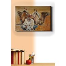 Webstyle Sayılarla Boyama Seti Kasnaklı Neşeli Develer 50 X 65 Cm