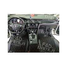 Volkswagen Passat B8 Torpido,konsol,trim,göğüs Maun Kaplama Parlak Siyah Renk