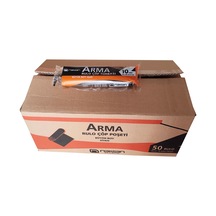 Arma Standart Büyük Boy 50 Litre Çöp Torbası Poşeti / 65 x 80 CM - Siyah - 10 Adetlik 50 Rulo / Koli