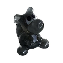 El Yapımı Mini Murano Cam Köpek Biblo A122-05