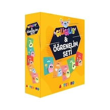 Giligilis ile Öğrenelim Seti - Eğitici Mini Karton Kitap Serisi- Artenino Yayıncılık