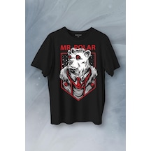 Mr Polar Kutup Ayısı Animal Baskılı Tişört Unisex T-shirt 001