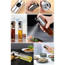 Karışık Renk Sprey Cam Şişe Zeytinyağı Sirke Yağ Püskürtücü Yağdanlık Airfryer Airfry 100 Ml Beyaz Diğer