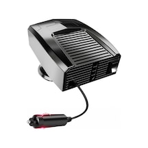 Geeksen 24v Araba Isıtıcı Taşınabilir Araba Isıtıcı Çakmak İle Kış Defroster Siyah