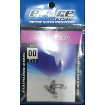 Ef&Fe Nıce Snap-Rapala Klips -Staınless Steel- 2-1-0-00 - Numara