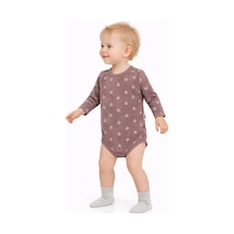 Civil Baby Mini Pati Empirme 1-18 Ay Çıtçıtlı Badi - Kahve 18-24 Ay Kahve