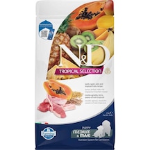 N&D Tropical Selection Düşük Tahıllı Kuzulu Tropikal Meyveli Orta Büyük Irk Yavru Köpek Maması 2 KG