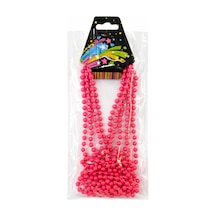 Neon Pembe Boncuk Kolye 80 Cm Retro 80 Ler 90 Lar Parti Aksesuarı - Aıaı-874155 Çok Renkli