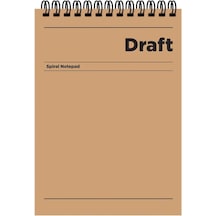 Keskin Color A5 Kareli Bloknot Draft - Kahverengi