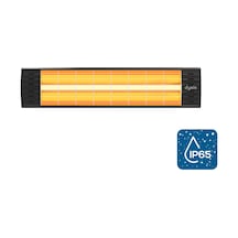 Dysis DH-7452 Art Plus Karbon Serisi IP65 Suya-Toza Dayanıklı 2300 W Siyah İç/Dış Mekan Isıtıcı