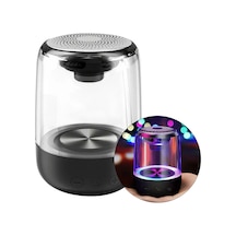 Magicvoice Mv-24696 600 Mah Taşınabilir Rgb Mikrofonlu Aux - Tf- Bluetooth 3 Watt Hoparlör Mini Speaker Beyaz