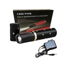 1202 Type Işıklı Koruyucu Fener Küçük Ve  Kibar Siyah