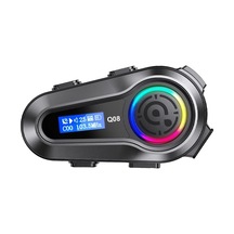 Motosiklet İntercom Üniversal Tüm Kasklara Uygun Işıklı Mod Motor 5.3 Bluetooth