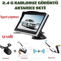 Wifi Görüntü Aktarıcı+5 İnç Monitör+ Kelebek Kamera Seti 12 Volt