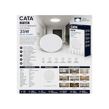 Ct-5663 X Plus Led Panel 35w Beyaz 6400k Sıva Altı Yuvarlak Led Armatür