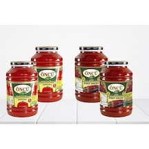 4300 G Domates Salçası + 4300 G Acı Biber Salçası 4 Adet