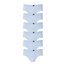 Tutku Iç Giyim Pamuklu Erkek Çocuk Slip Külot Beyaz 6 Lı Paket