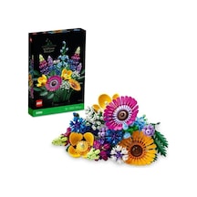 LEGO® Botanicals Kir Çiçekleri Buketi 10313 – Yetiskinler için 8 Tür Kir Çiçegi Içeren Dekoratif Model Yapim Seti (939 Parça)