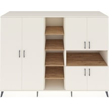 Kronos Dolap 13 Raflı 6 Kapaklı 220x59x163 Aytaşı-aytaşı/çam Aytası/atlas Çam - Aytası