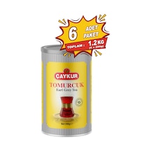 Tomurcuk Kokulu Earl Grey Dökme Çay 200 Gr. Altılı Paket