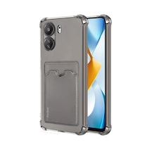 Newface - 624 - Xiaomi Redmi 13c Kılıf Kart Şeffaf Silikon - Kmrsfres - - Şeffaf