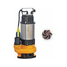 Water Sound V750f Kirli Su Aktarma, Vortex Fanlı Drenaj Dalgıç Pompa 11 Mt. Yükseklik 18 M³/h