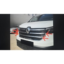 Renault Trafic-4 2023 Sonrası Ön Panjur Kromu 3 Parça P.çelik