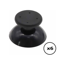 6 Adet Xbox 360 Analog Başlık Xbox 360 Topuz Siyah Renk Xbox 360 Kol Tamiri Yedek Parça Analog Cap