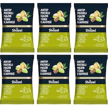 Shazel Antep Fıstıklı Hazır Türk Kahvesi 6 x 100 G