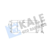 Klima Radyatörü - Dacia Sandero, Duster - Kale-342840