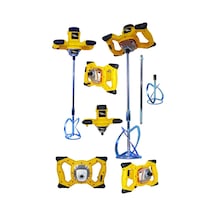 Teknoloji 3400 W 6 Kademe Devir Ayarlı Elektirikli Alçı Boya Ve Harç Karıştırıcı Mikser -lbr-profsynl