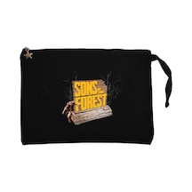 Sons Of The Forest Tree Siyah Clutch Astarlı Cüzdan / El Çantası