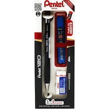 Pentel A315 Versatil Kalem 0.5mm+uç+silgi Seti Siyah