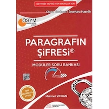 TYT AYT KPSS ALES Paragrafın Şifresi Modüler Soru Bankası  -  Mehmet Vicdan  -  Paragrafın Şifresi