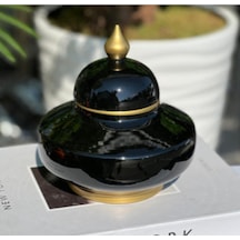 Gc235 Siyah Tek Renk 15 Cm Uzay Küp Dekoratif Şık Modern Ev Aksesuarı
