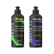 Netfer 2'li Orta Kalın Pasta Set - 2x500 Ml