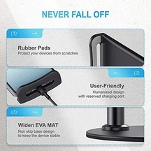 Ht-45 Metal Cep Telefonu Ve Tablet Standı Döner Başlıklı 360 Derece Döner 4,7-10,5 İnch Uyumlu