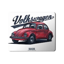 Volkswagen Old Beetle Baskılı Mousepad Mouse Pad