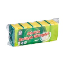 Fine Dreaming Oluklu Bulaşık Süngeri 5'li Paket - Dayanıklı Ve Yüksek Emici 6'li Avantaj Paketi Tarı
