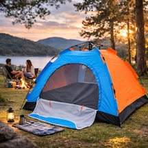 River World Kamp Ve Doğa İçin Çadır Otomatik Kurulumlu 5 Kişilik Ölçüleri 250 Cm X 250 Cm X 165 Cm Çok Renkli