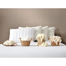 Doqu Home Festival Yün Yastık 50 X 70 Cm - Beyaz Beyaz