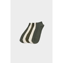 Defacto Erkek 5li Pamuklu Sneaker Çorap G2061axnsgn2 Yeşil-gn2
